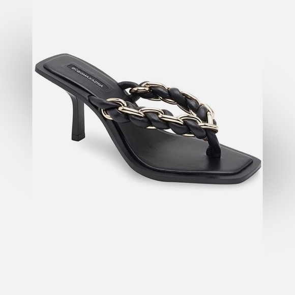 BCBGMAXAZRIA Mistia Chain Braided Sandal - Picture 1 of 13